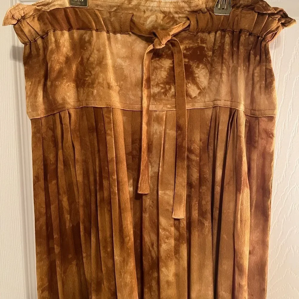 Madewell Smocked Midi Skirt